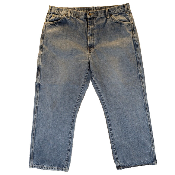 Dickies Jeans 42x30 Men's Vintage 100% Cotton Denim Blue Y2K Workwear Utility - Picture 1 of 11